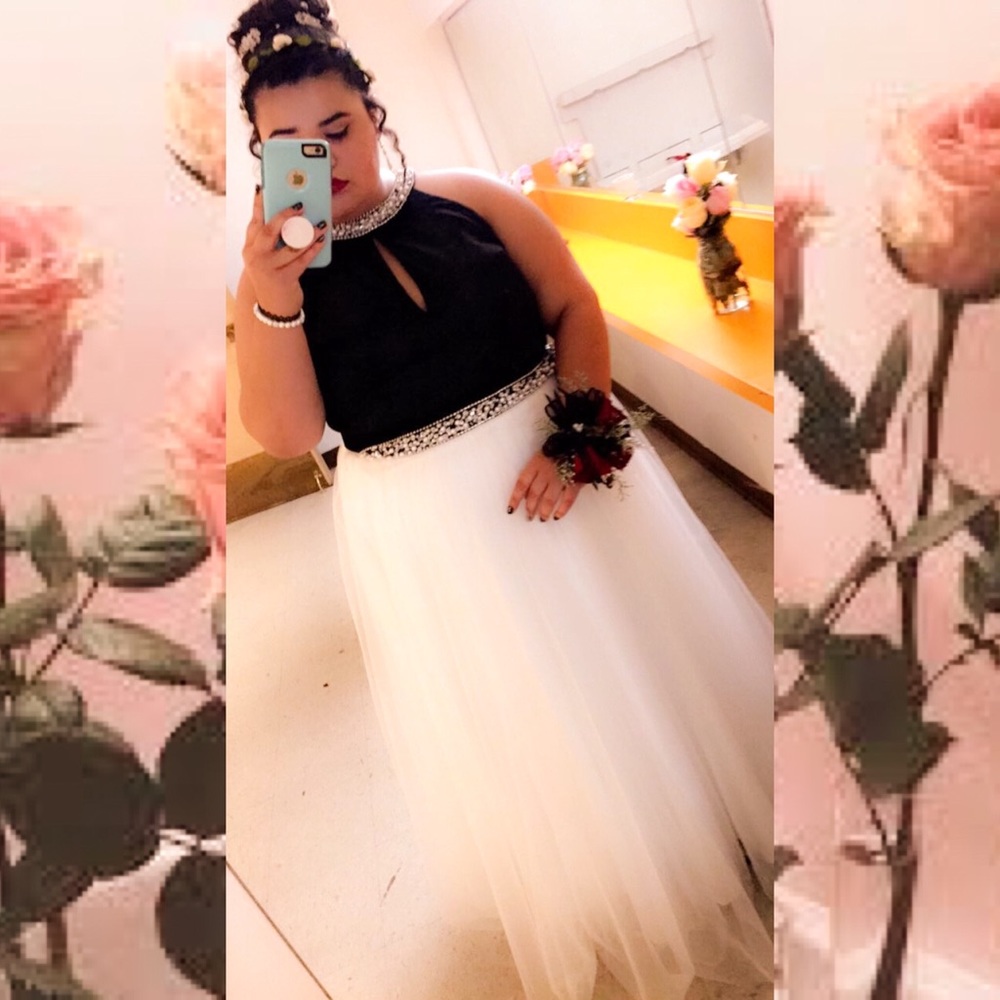 Plus size prom dress